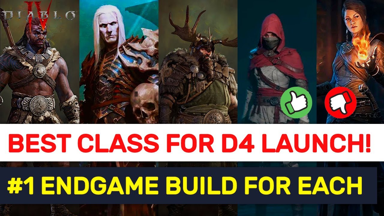 The Best Diablo 4 Endgame for Every Class