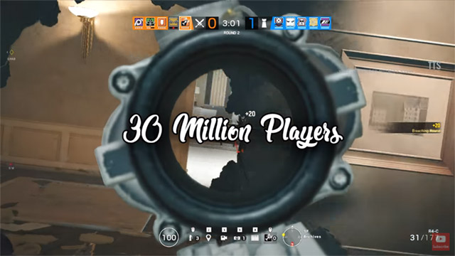 R6 Hits 30M Gamers R6 Hits 30M Gamers